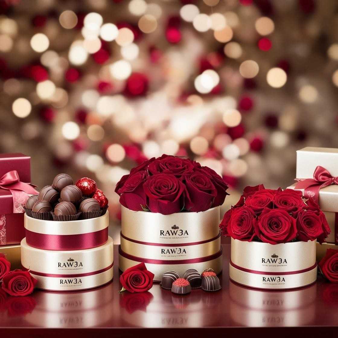 Boxes of flowers and chocolates - Raw3a Laser Art