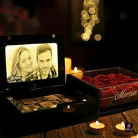 بوكس الورد المضئ