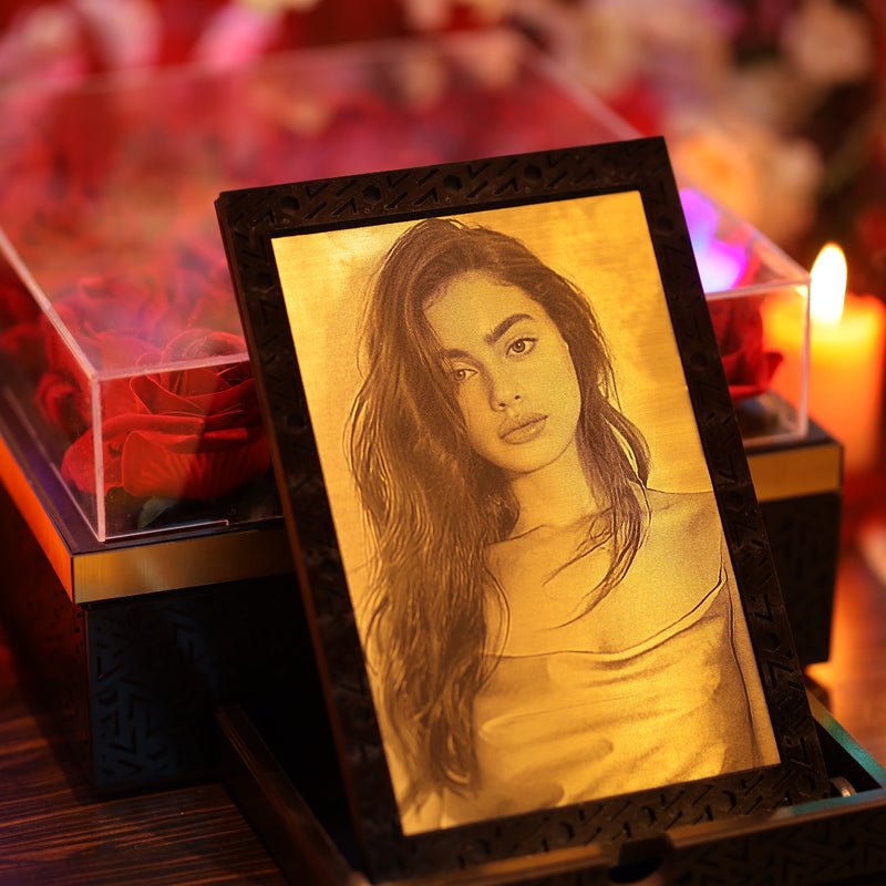 Flower and Patchi Box - Raw3a Laser Art