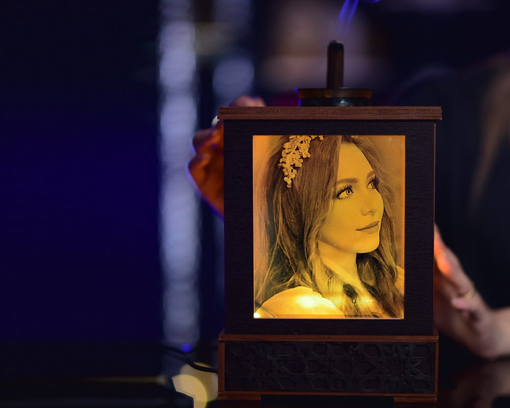 Luminous incense burner - Raw3a Laser Art