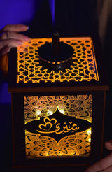 Luminous incense burner - Raw3a Laser Art