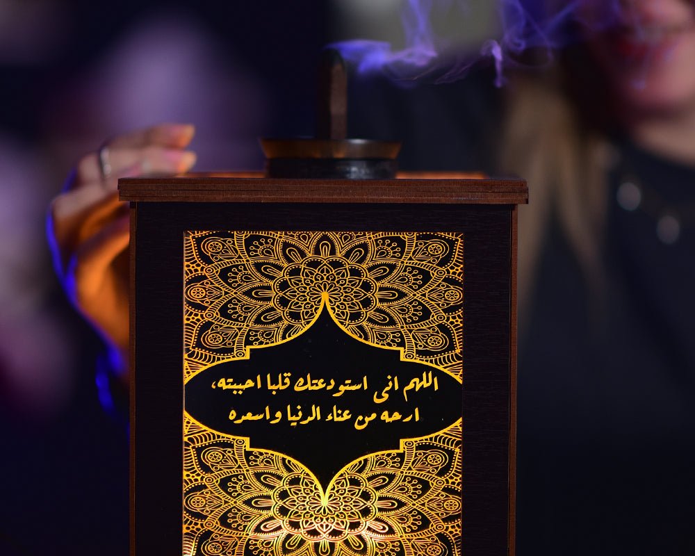 Luminous incense burner - Raw3a Laser Art